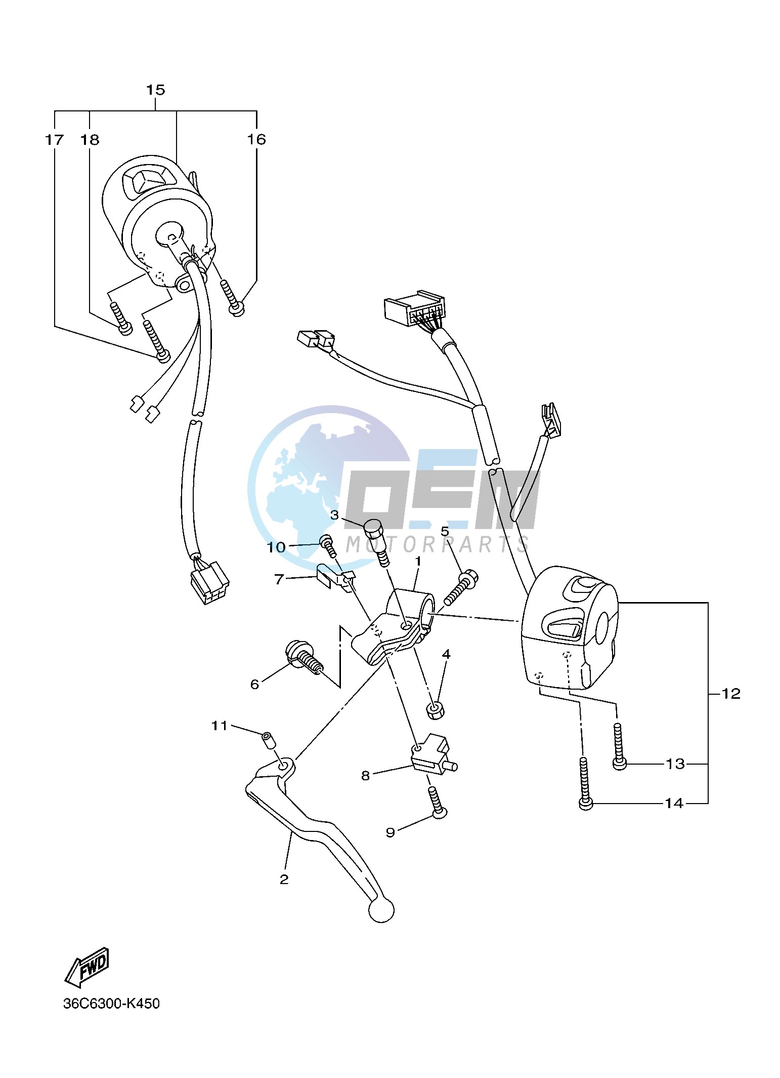 HANDLE SWITCH & LEVER