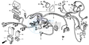 TRX450ES drawing WIRE HARNESS (ES)