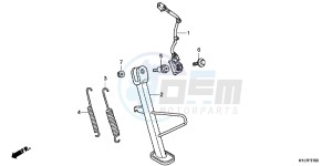 CBR250RD CBR250R 2E - (2E) drawing STAND