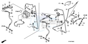 SH300AR9 Europe Direct - (ED / ABS SPC) drawing RR. BRAKE HOSE/BRAKE PIPE