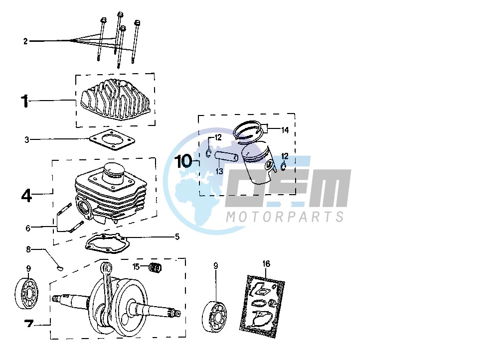 CYLINDER-CRANKSHAFT