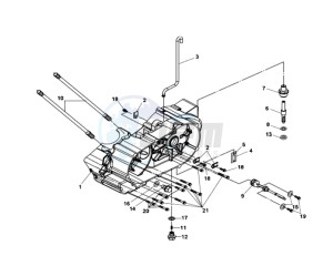 QUAD LANDER 300S drawing CRANKCASE / STARTER