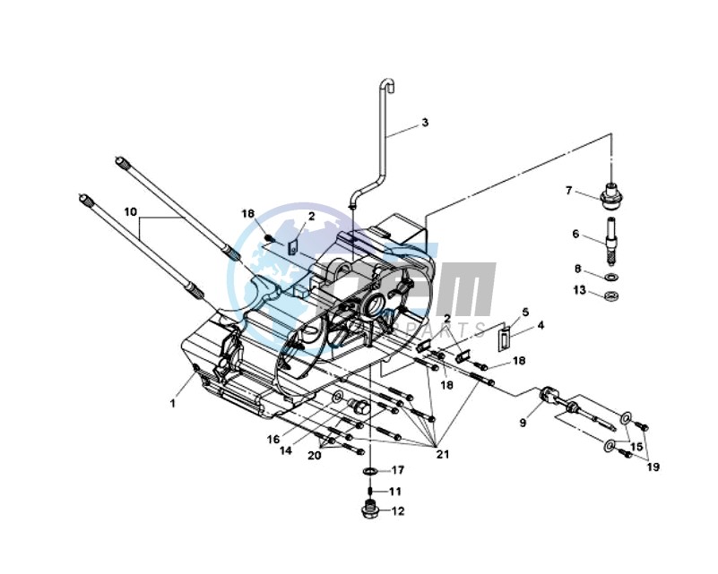 CRANKCASE / STARTER