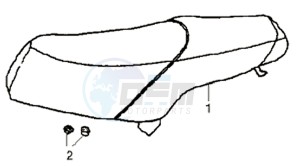 JET ONE 50 drawing BUDDYSEAT