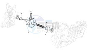 Scarabeo 300 Light e3 drawing Drive shaft