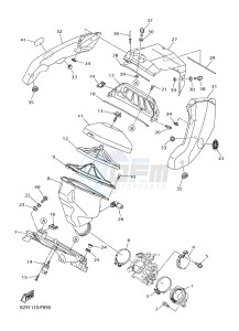 YZ250FX (B292 B293 B294 B294 B295) drawing INTAKE