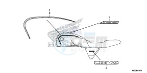 CB1100SAE CB1100 UK - (E) drawing MARK