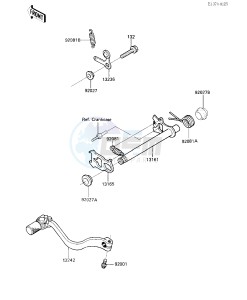 KX 250 D [KX250] (D2) [KX250] drawing GEAR CHANGE MECHANISM