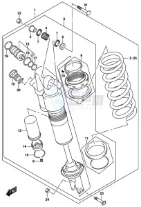 RM-Z450 drawing REAR SHOCK ABSORBER