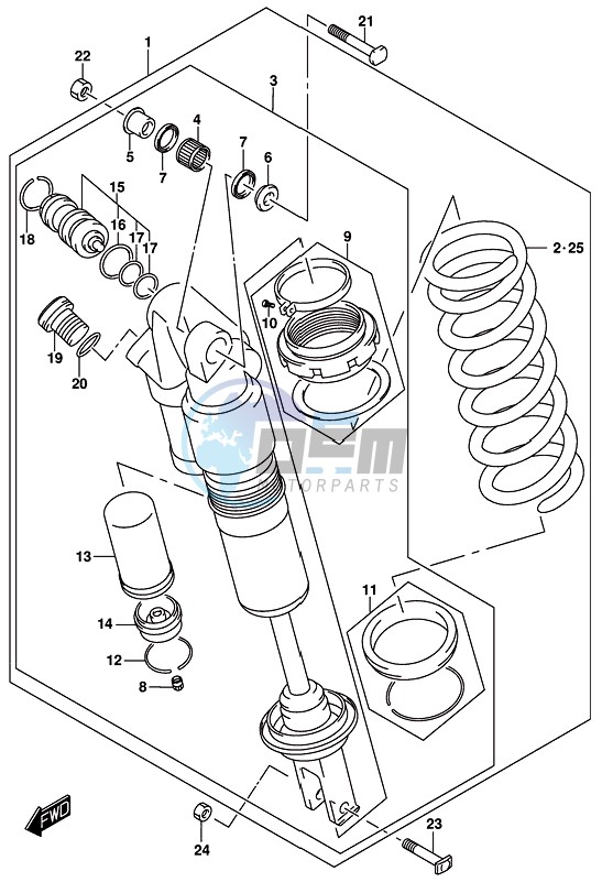 REAR SHOCK ABSORBER