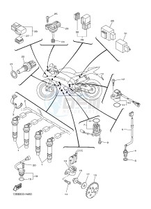 YZF-R6 600 R6 (2CXR) drawing ELECTRICAL 1