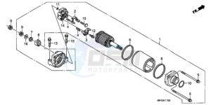 CB600F3A UK - (E / MKH ST) drawing STARTING MOTOR