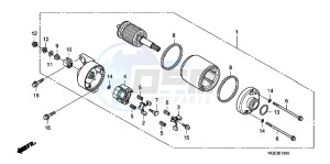 VFR1200FDC VFR1200F Dual Clutch E drawing STARTING MOTOR