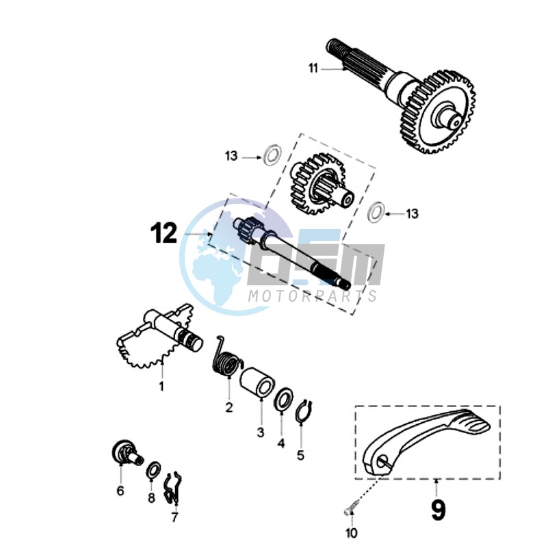 GEARBOX AND KICKSTART