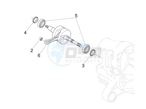 LXV 50 2T CH drawing Crankshaft