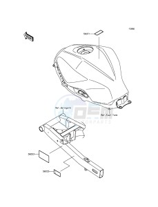 NINJA_300 EX300ADF XX (EU ME A(FRICA) drawing Labels