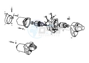 GPR RACING - 50 cc drawing STARTING MOTOR