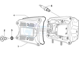 Beverly 400 ie e3 drawing Cylinder head cover