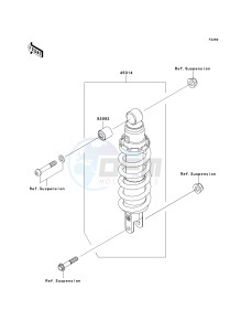 ZR 750 L [Z750 EU] (L7F-L8F) L8F drawing SHOCK ABSORBER-- S- -