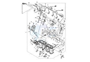 YZF R1 1000 drawing INJECTION SYSTEM