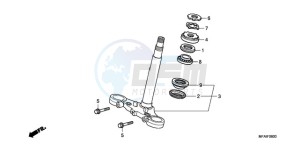 CBF1000S9 Ireland - (EK) drawing STEERING STEM