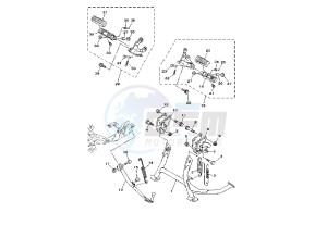 XP T-MAX ABS 500 drawing STAND- FOOTREST