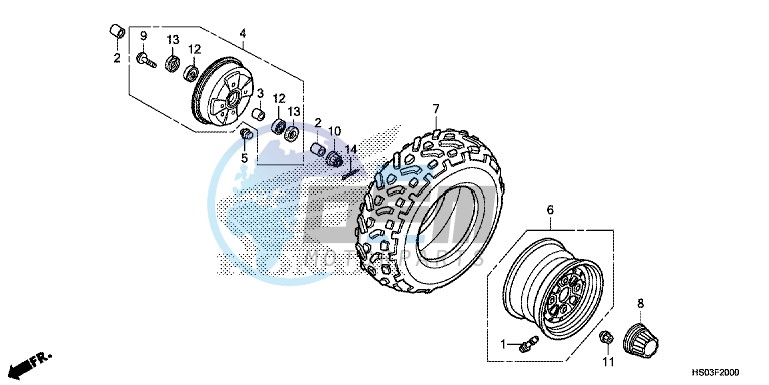 FRONT WHEEL