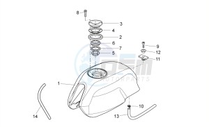 V7 II Stornello ABS 750 (USA) drawing Fuel tank