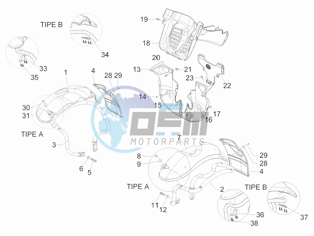 Wheel housing - Mudguard