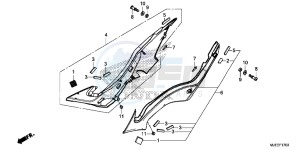 CB650FAE CB650FA 2ED drawing SIDE COVER