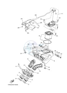 MT07A MT-07 ABS 700 (1XBE) drawing INTAKE