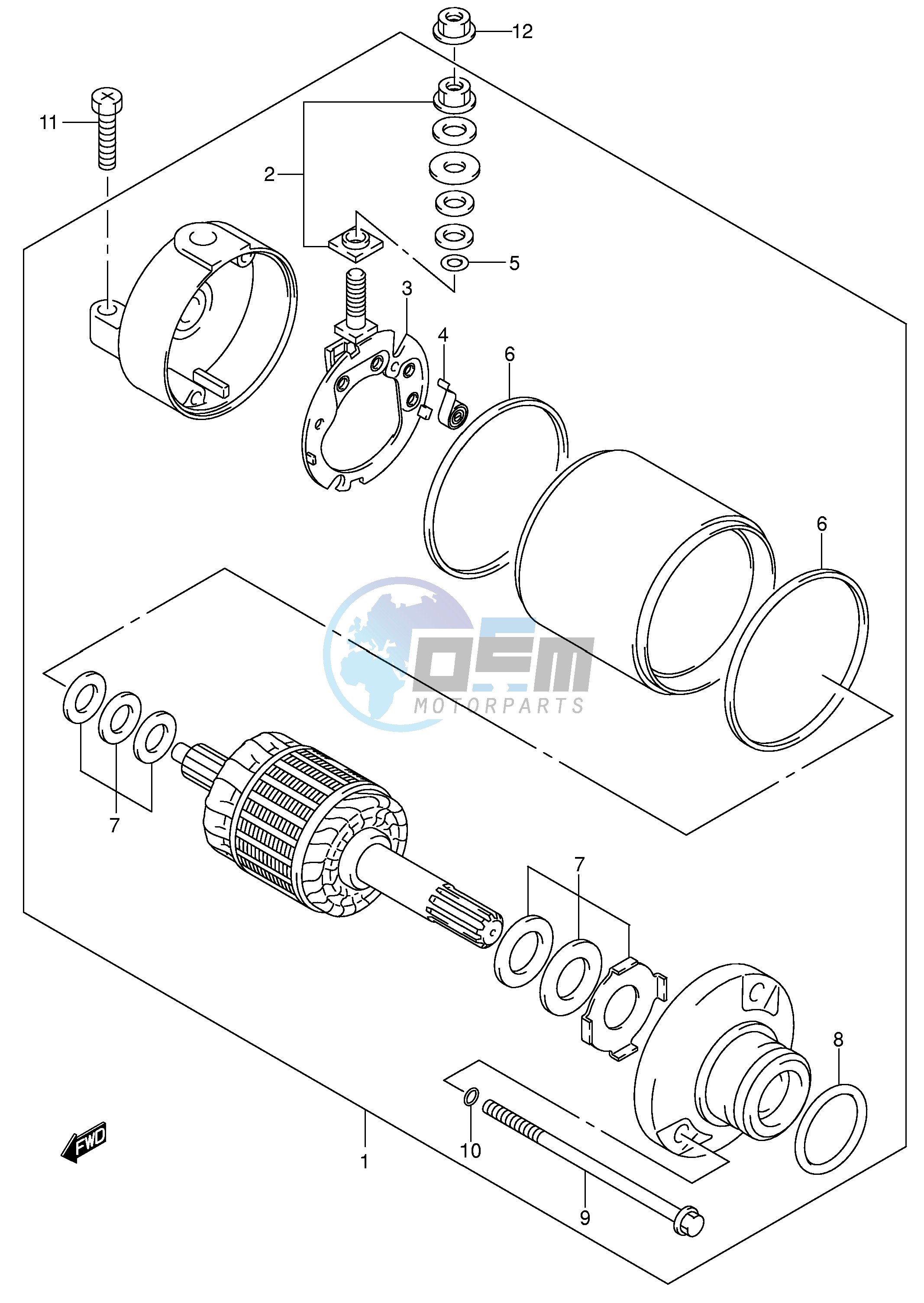 STARTING MOTOR