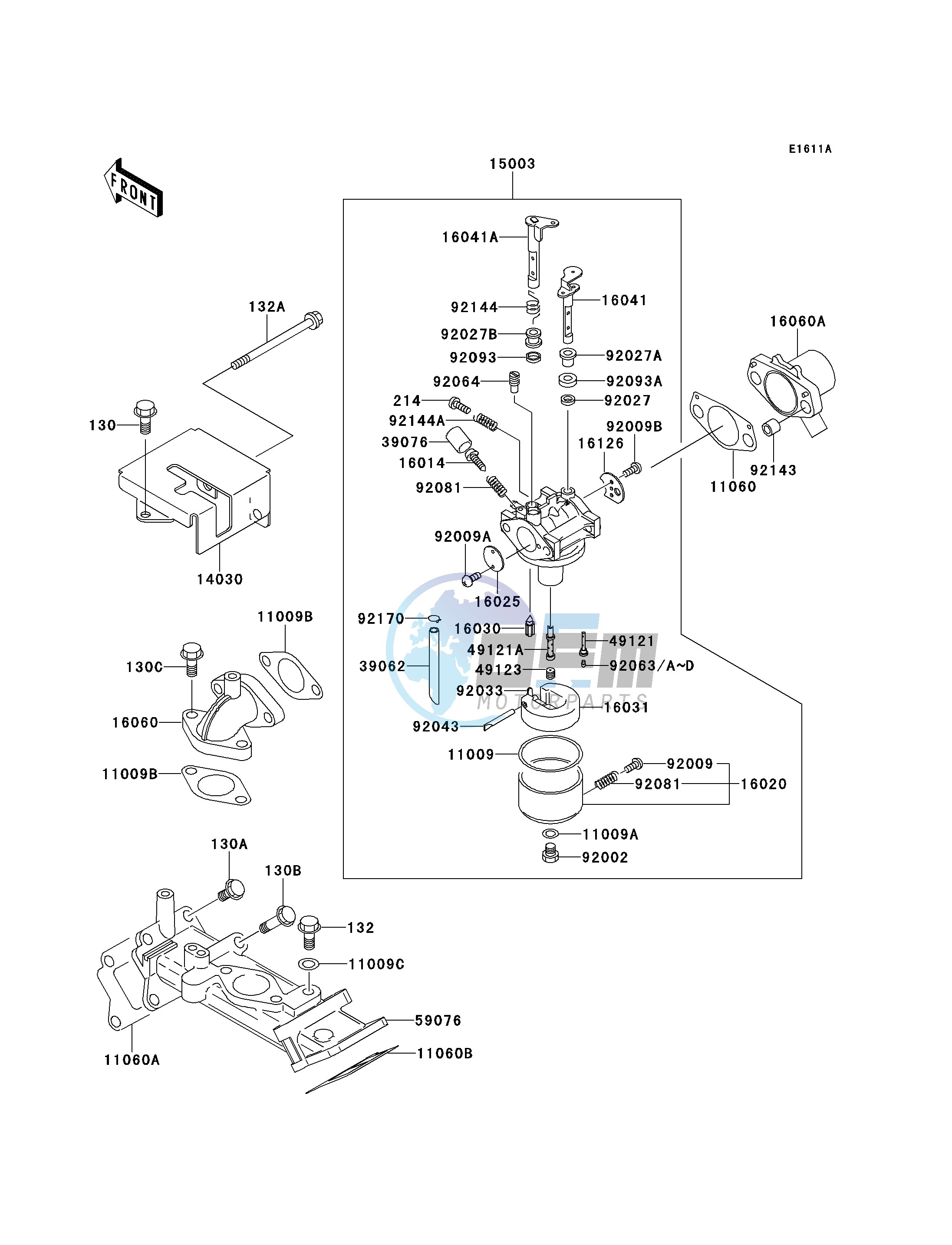 CARBURETOR -- AF620C-502740 - - -