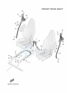 YXF850ES YX85FPSN (BARH) drawing SEAT 2