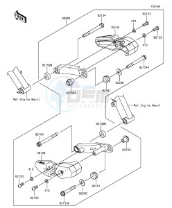 Z1000 ZR1000FEF FR GB XX (EU ME A(FRICA) drawing Accessory(Shroud Slider)