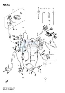 GSF1250 (E2) Bandit drawing WIRING HARNESS (GSF1250L0)