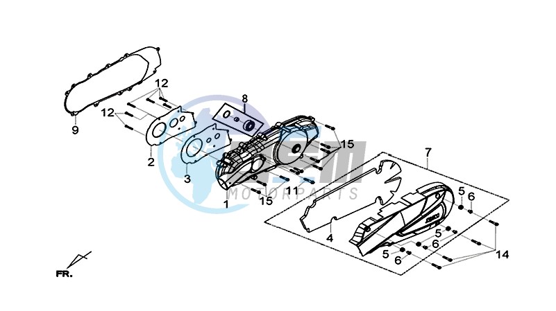 L.CRANK CASE COVER