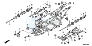 CBR650FAG CBR650F 6ED - (6ED) drawing FRAME BODY