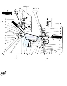 F3 [BUSHWHACKER] 175 [BUSHWHACKER] drawing HANDLEBAR