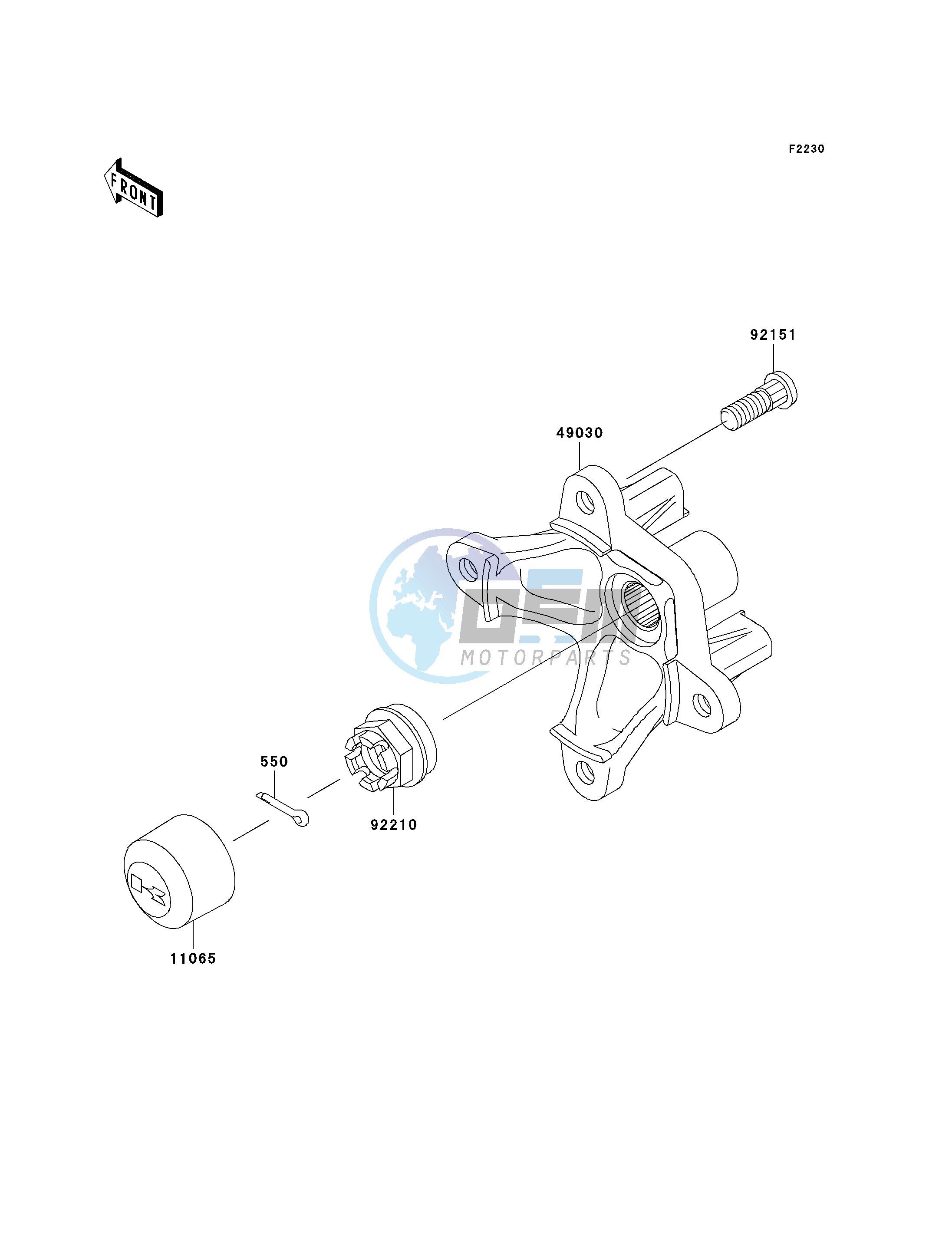 FRONT HUB