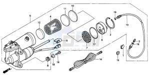 GL1500A GOLDWING ASPENCADE drawing AIR PUMP