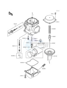 ZL 600 B [ELIMINATOR 600] (B2-B3) [ELIMINATOR 600] drawing CARBURETOR PARTS