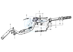 SKIPPER 4T 125-150 drawing Front master cilinder