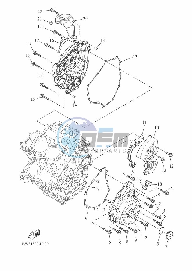 CRANKCASE COVER 1