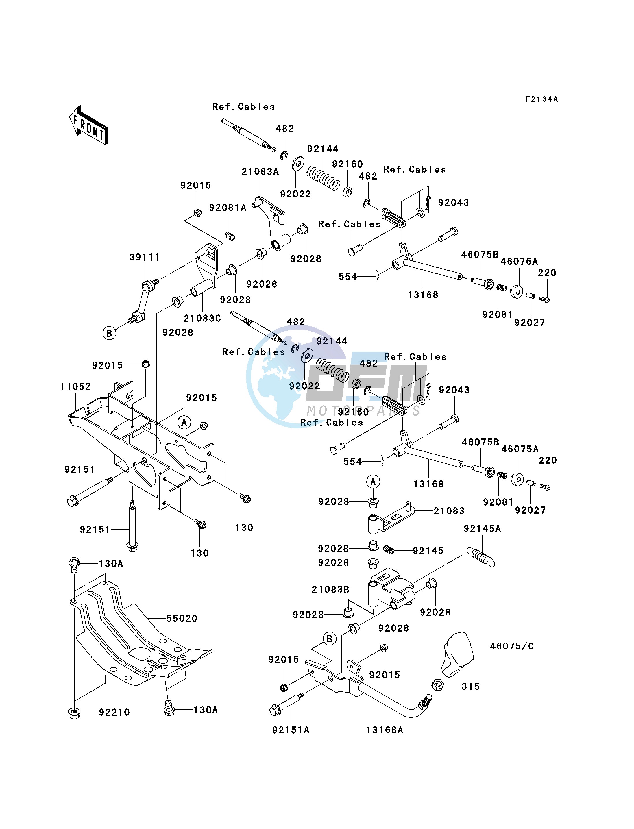 SHIFT LEVER-- S- --- H7F_H8F- -