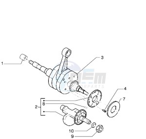 X9 500 drawing Crankshaft