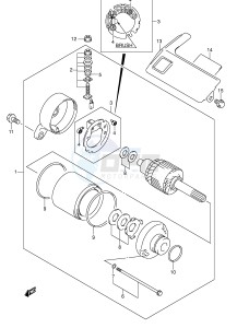 LT-F250 (E3-E28) drawing STARTING MOTOR