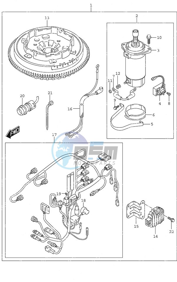 Starting Motor Manual Starter