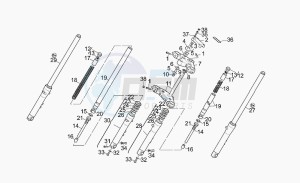 California 1100 Stone Special Sport drawing Front fork