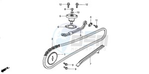 ANF125 drawing CAM CHAIN/TENSIONER